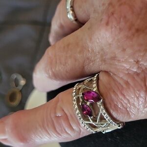 Beautiful purple stoned ring